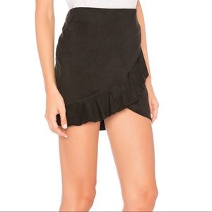 BB Dakota Milan Ruffle Mini Skirt
